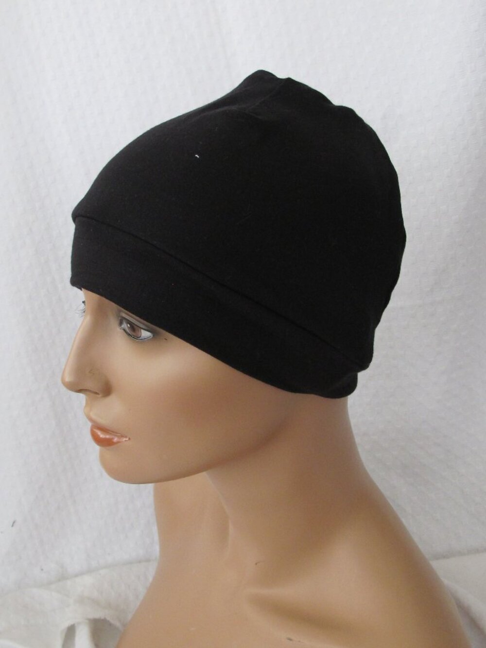 Handmade Black Messy Bun/Ponytail Hat